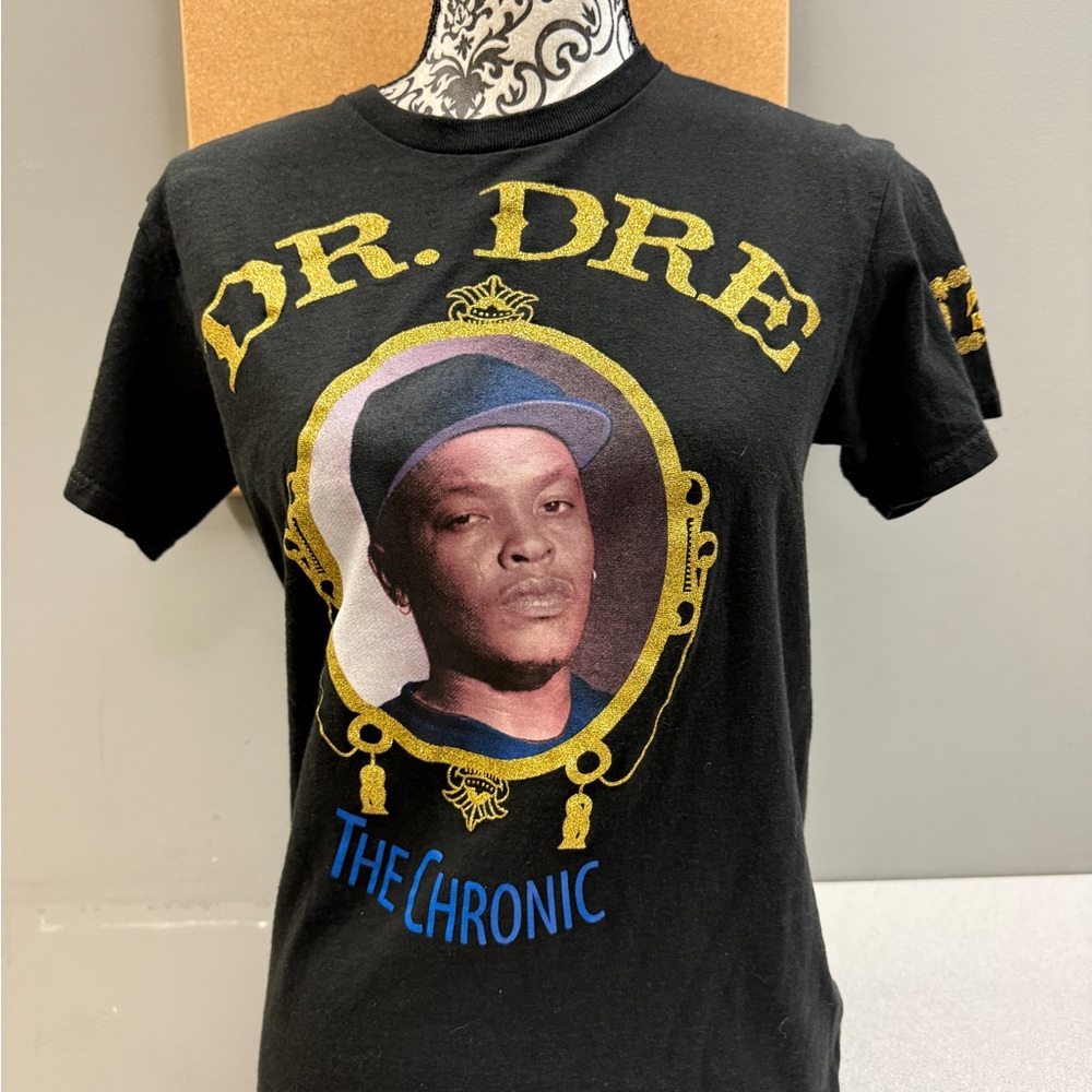 Dr. Dre Black Graphic Tee - Short Sleeve‎